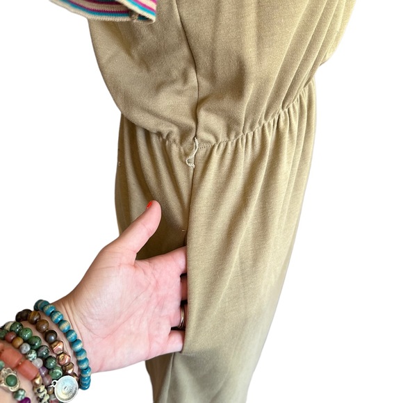 Vintage Sears Dragon decal dress. Tan size 10 - Picture 8 of 11